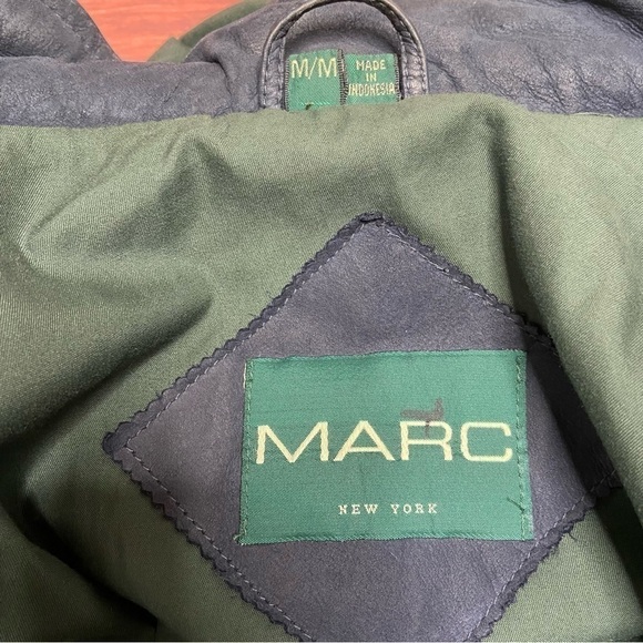 MARC NEW YORK Vintage Marc New York Leather Coat Medium - Picture 14 of 16